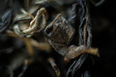 Dian Hong Black tea 2016 from thai old trees - Macro shot
