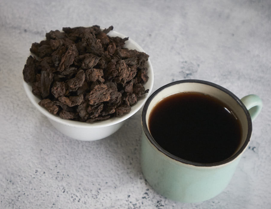 2024 Mae Nam Kun Ripe Pu-erh Tea Heads | TEA SIDE